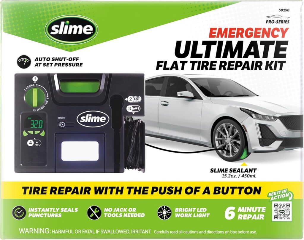 Slime Flat Tire Puncture Repair Kit