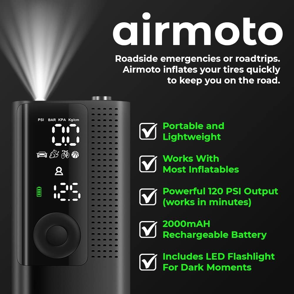 Airmoto-Tire-Inflator-Portable-Air-Compressor-Features